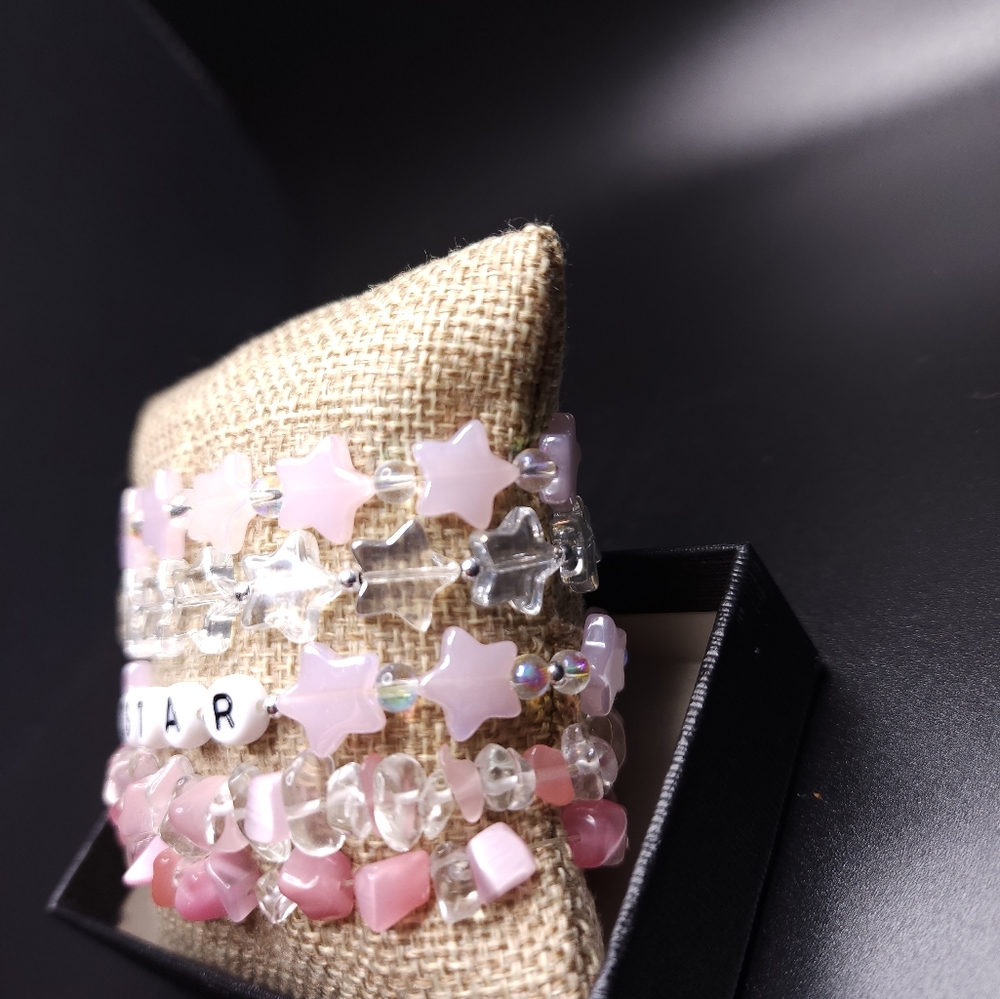 Stretch Bracelets "Star" 5 Stackable - image 3